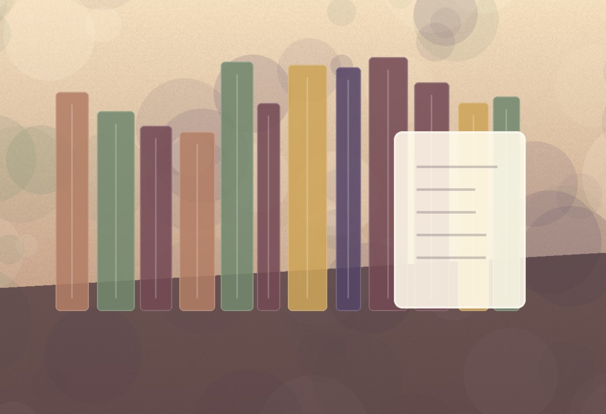 Livres de poésie et page manuscrite